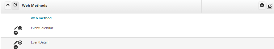 Web Method Child Form Web Method Child Form